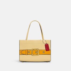 Coach Cashin Carry Tote 20 with Trompe L'oeil Print